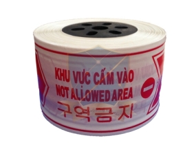 CUỘN RÀO CHẮN CẤM VÀO 1 LỚP MÀU TRẮNG ĐỎ
